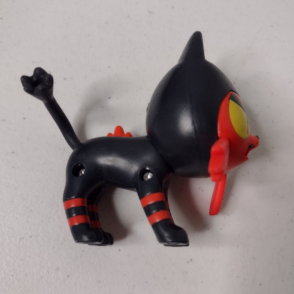 2017 Litten Pokemon Toy McDonald's Sun and Moon Figure 3.5" (U1). - Picture 4 of 5